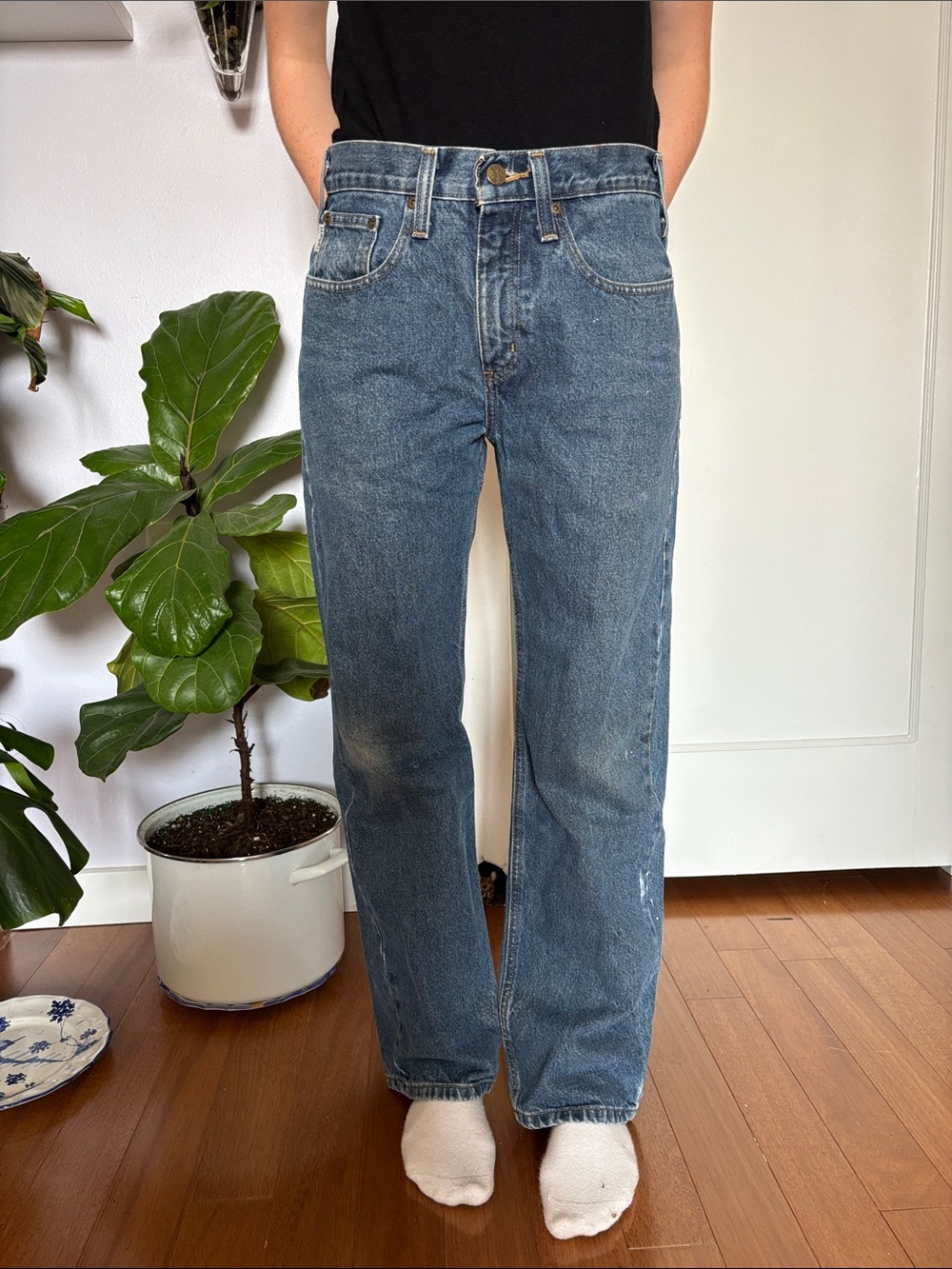 Carhartt Men's Straight Blue Jeans
